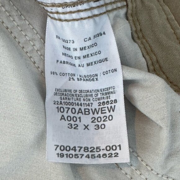 Wrangler Tan Cargo Pants with Utility Design Size 32X30 #A1 - Picture 5 of 9